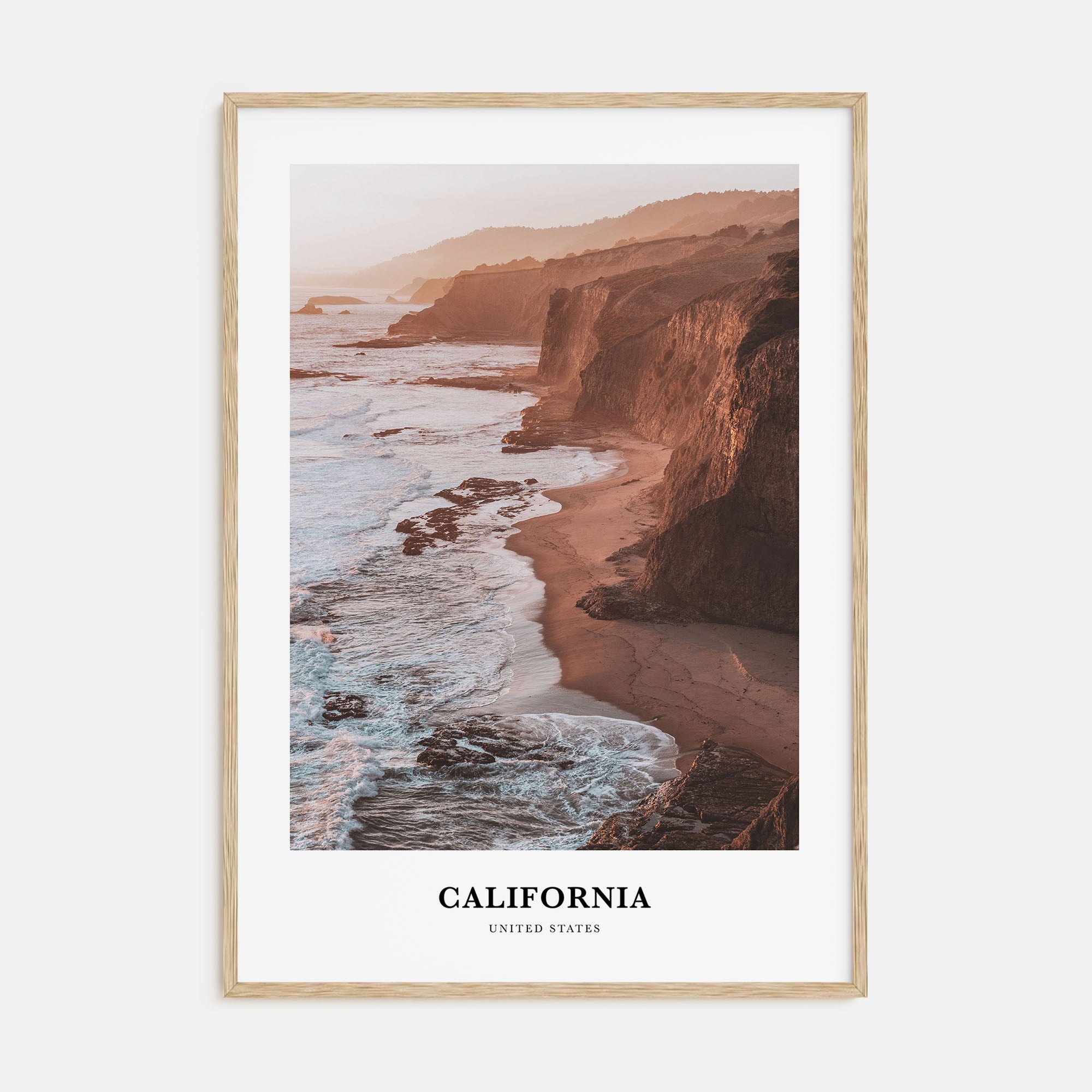 California Portrait Color Poster