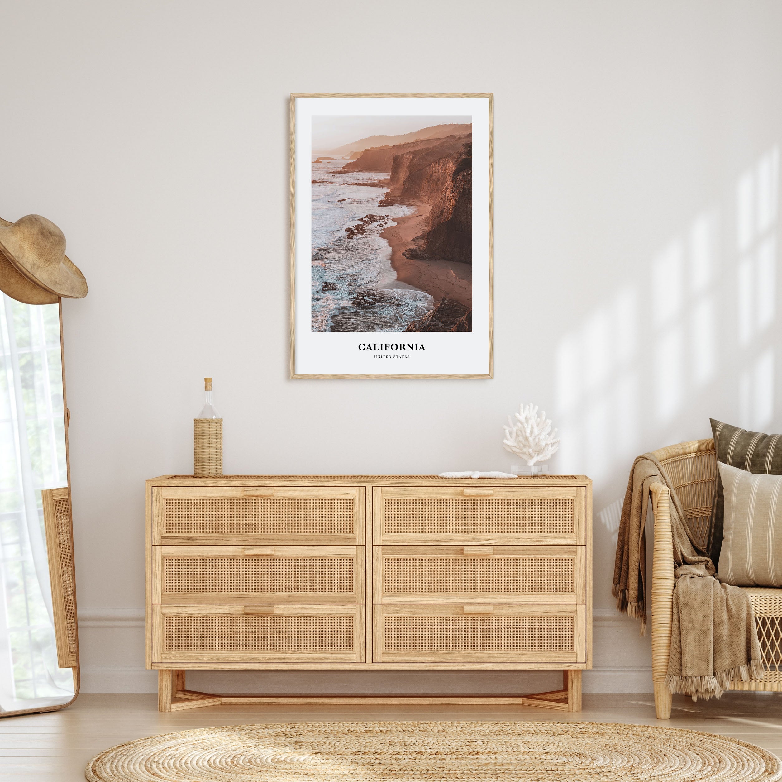 California Portrait Color Poster