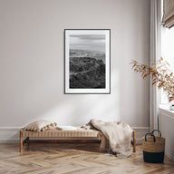 California State Route 1 Photo B&W Poster