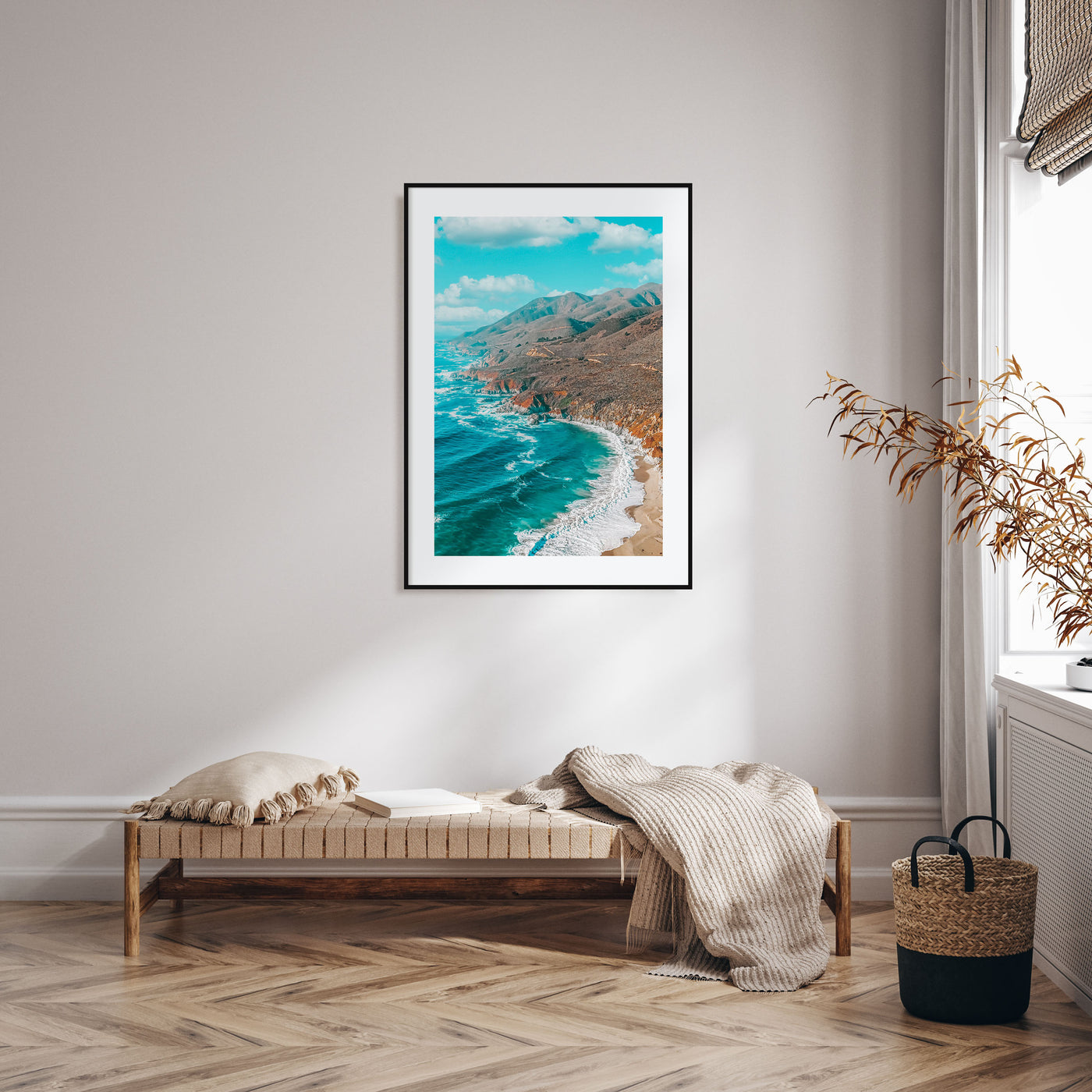 California State Route 1 Photo Color Poster