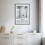 California Travel B&W No 2 Poster