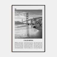 California Travel B&W No 7 Poster
