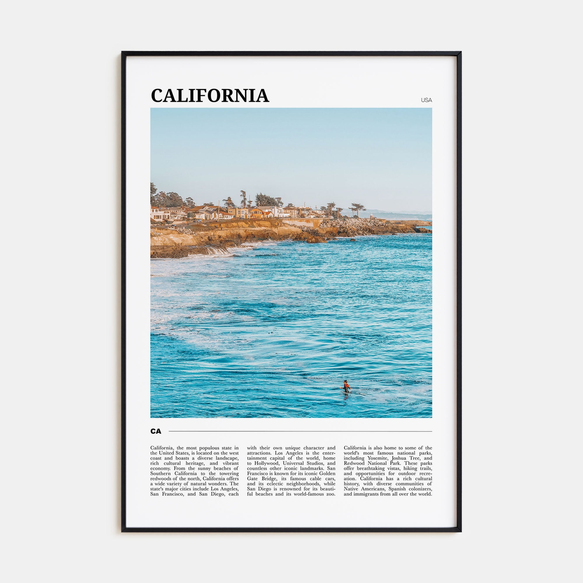 California Travel Color No 1 Poster