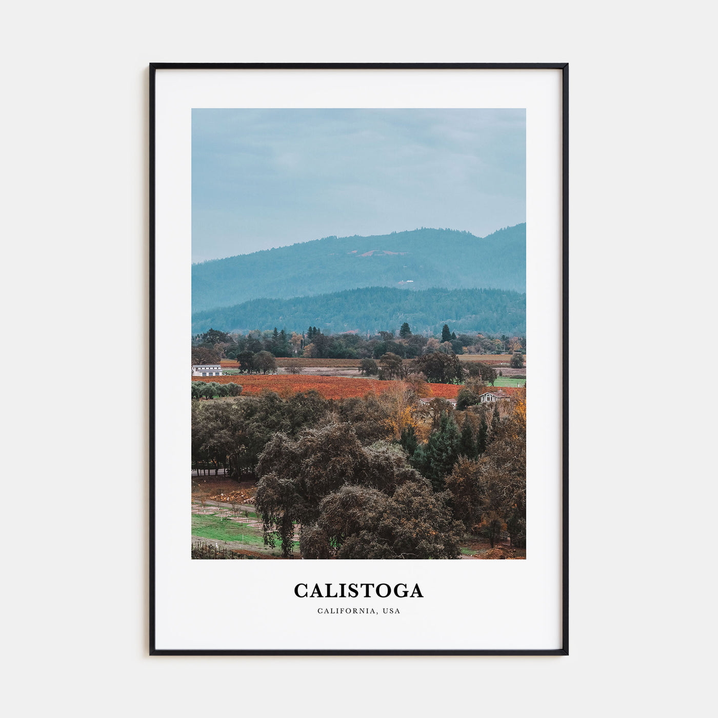 Calistoga Portrait Color Poster