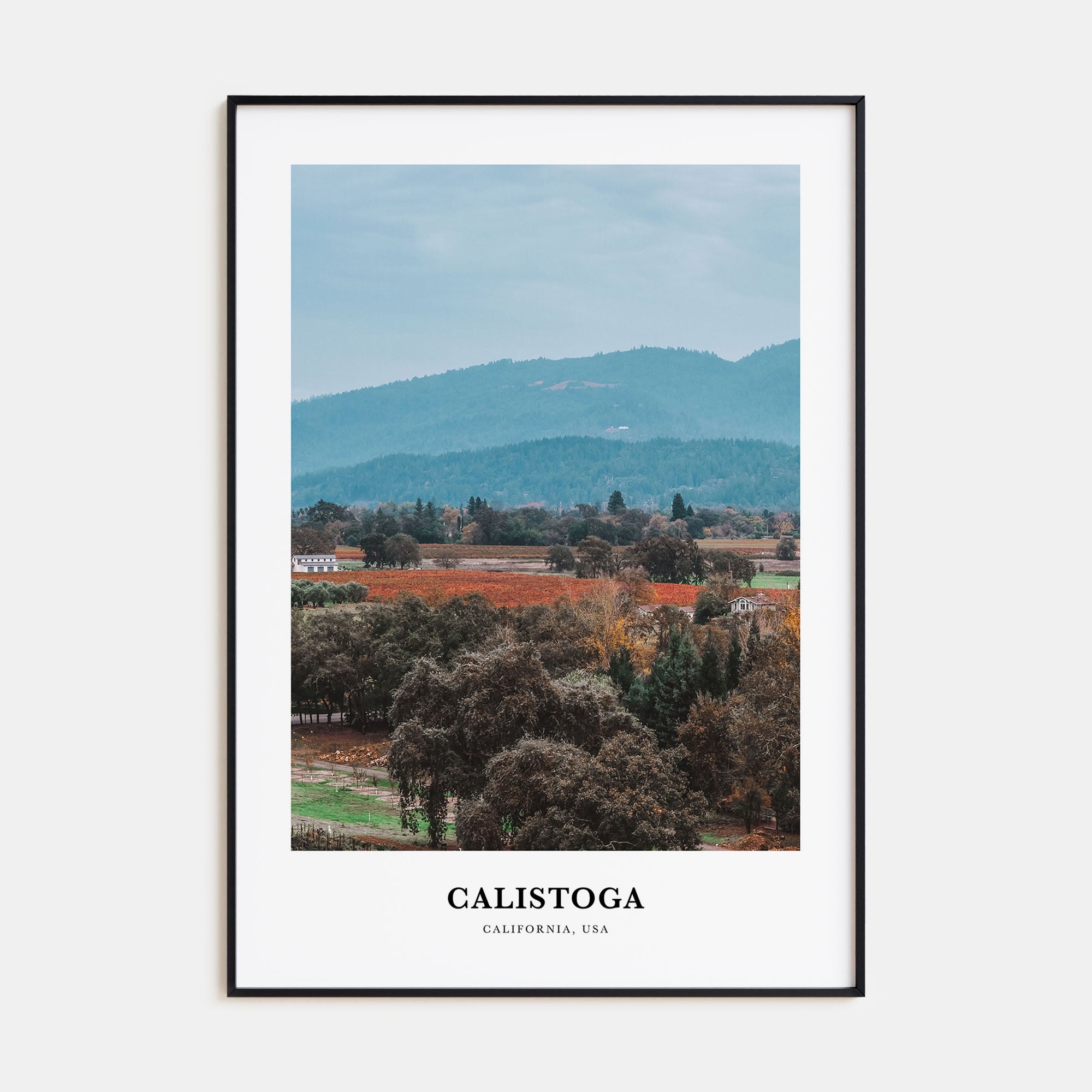 Calistoga Portrait Color Poster