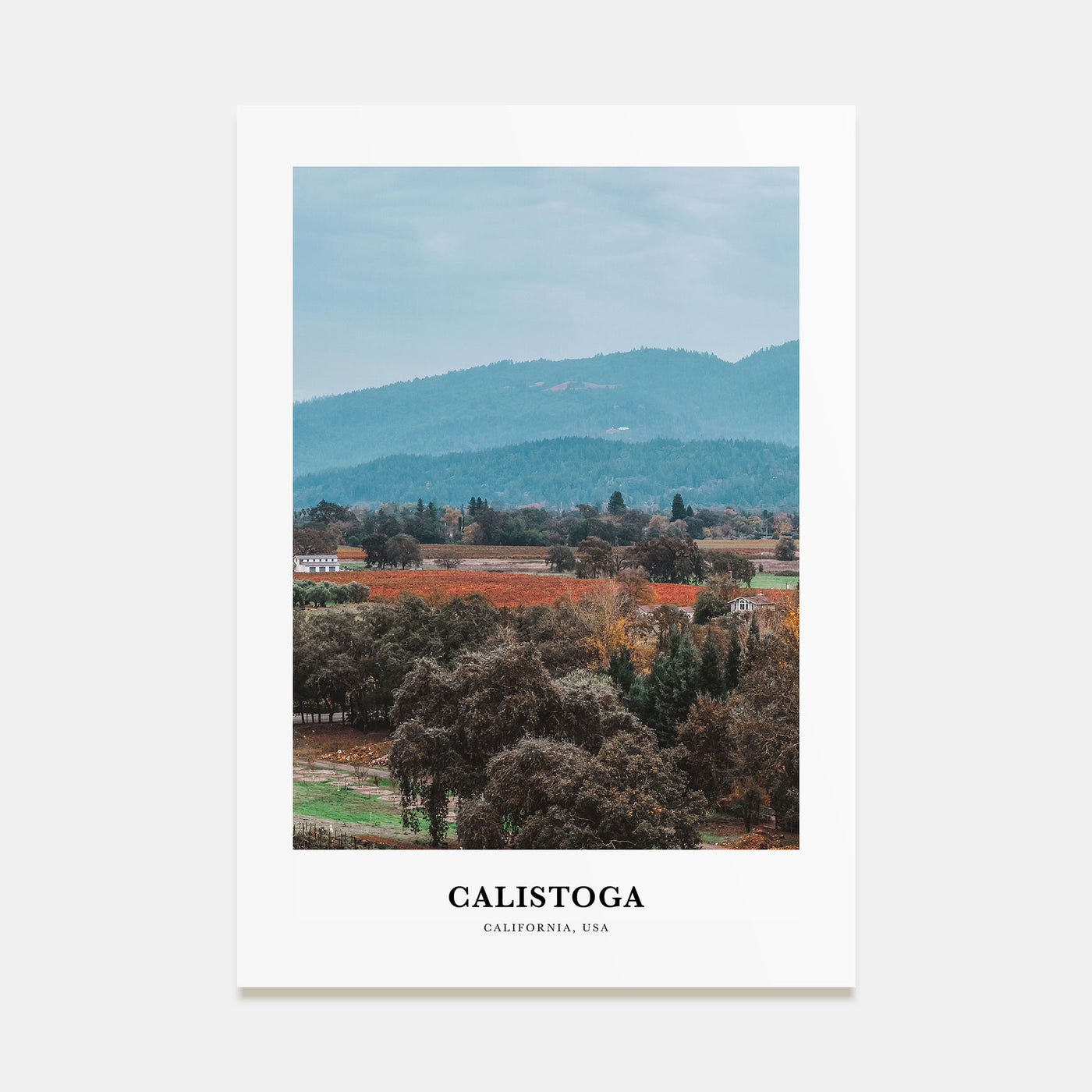 Calistoga Portrait Color Poster