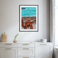 Calm Beach Photo Color Poster