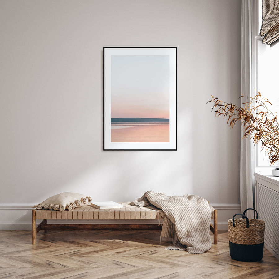 Calm Sunset Photo Color No 1 Poster