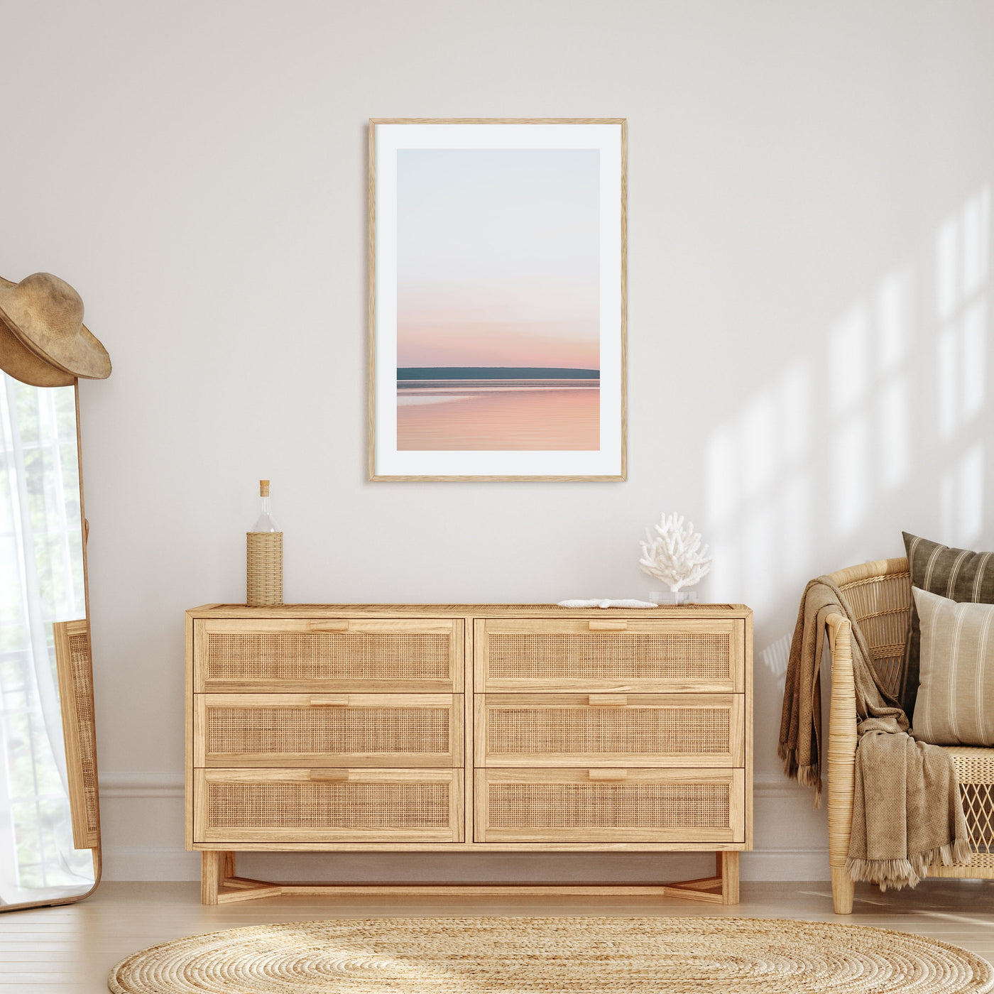 Calm Sunset Photo Color No 1 Poster