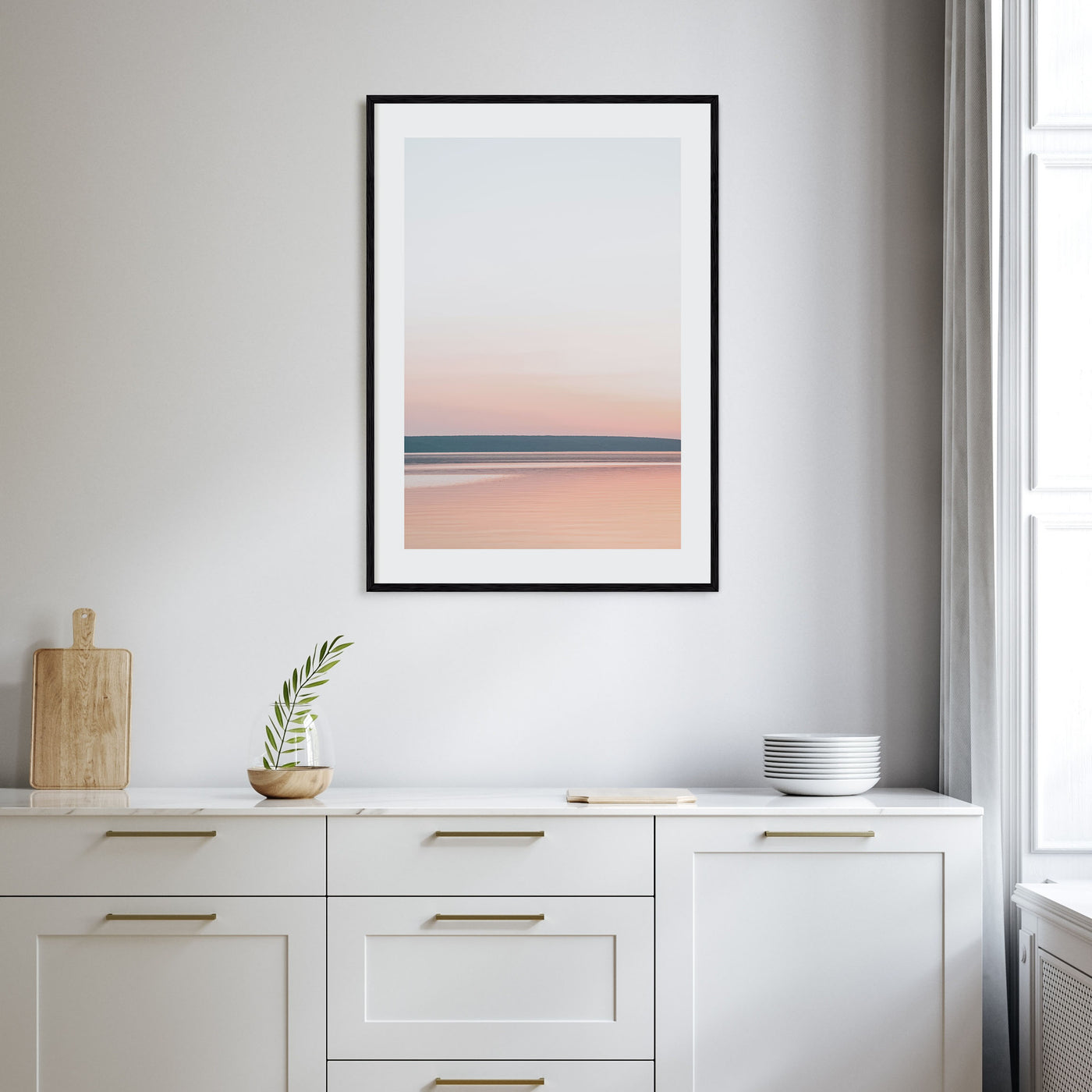 Calm Sunset Photo Color No 1 Poster
