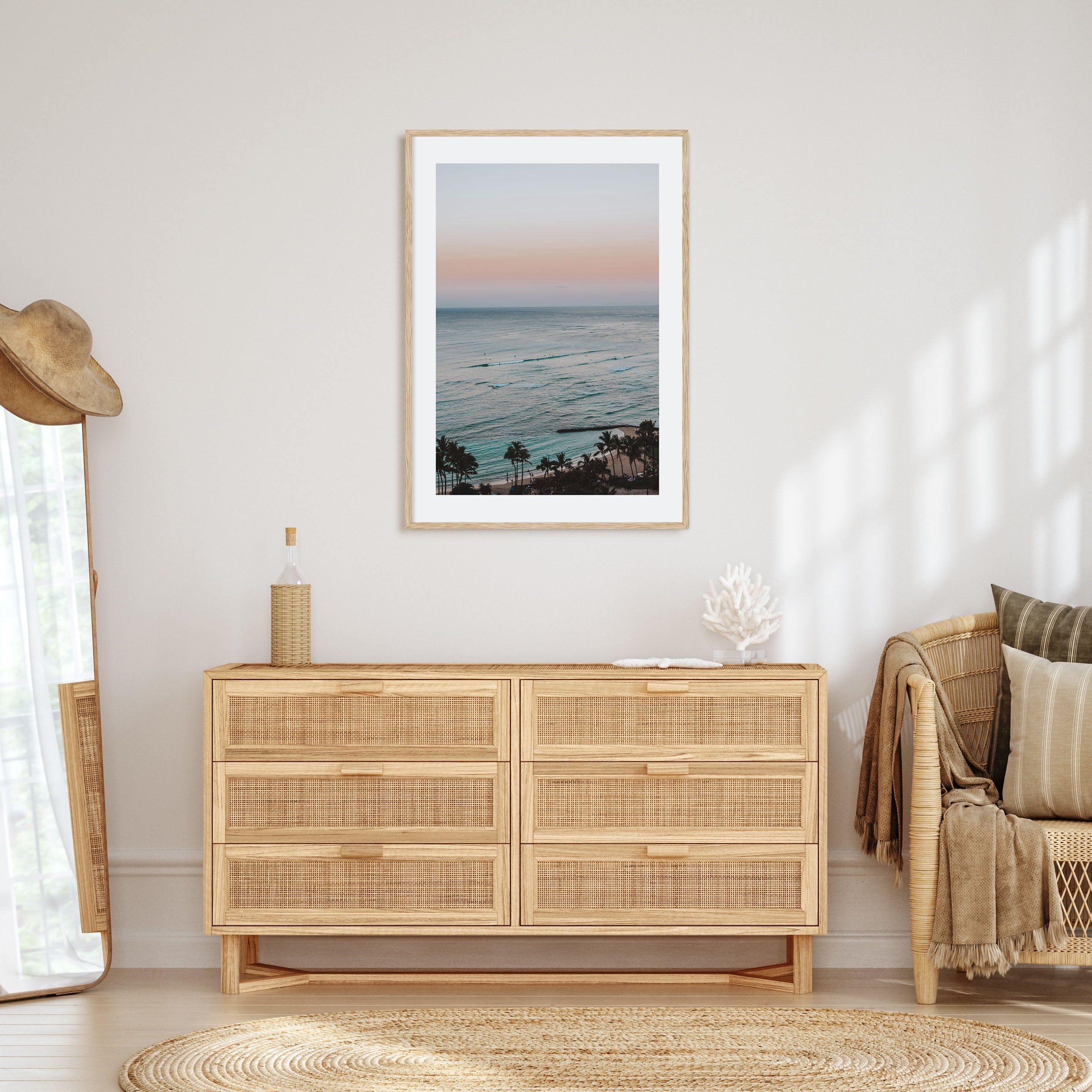 Calm Sunset Photo Color No 2 Poster