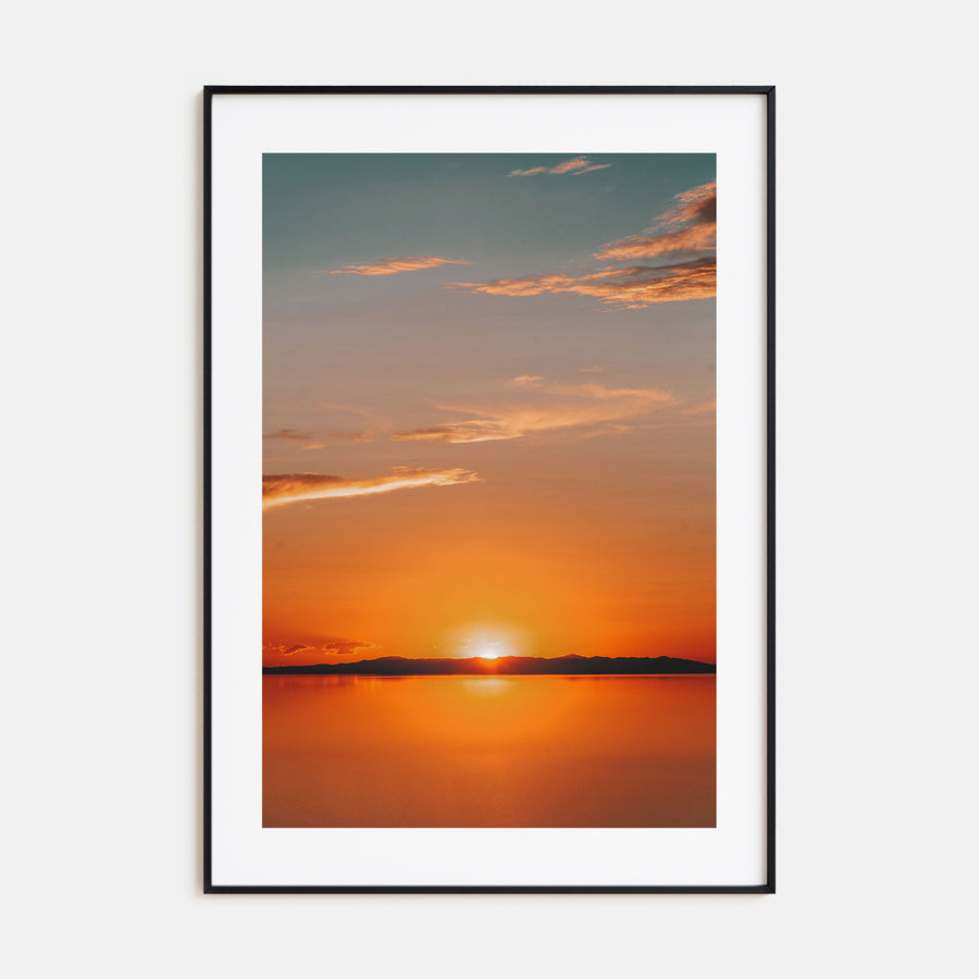 Calm Sunset Photo Color No 3 Poster