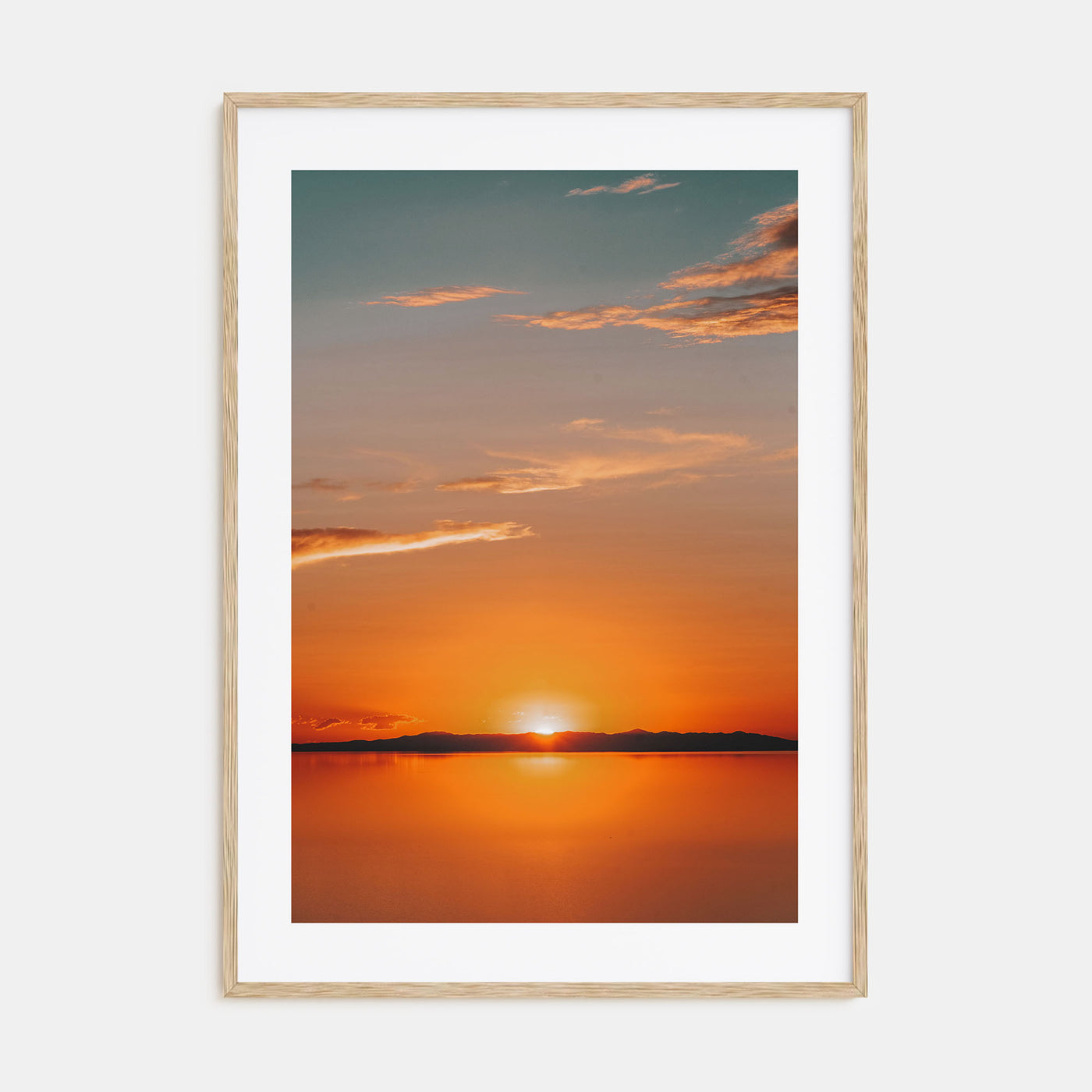 Calm Sunset Photo Color No 3 Poster