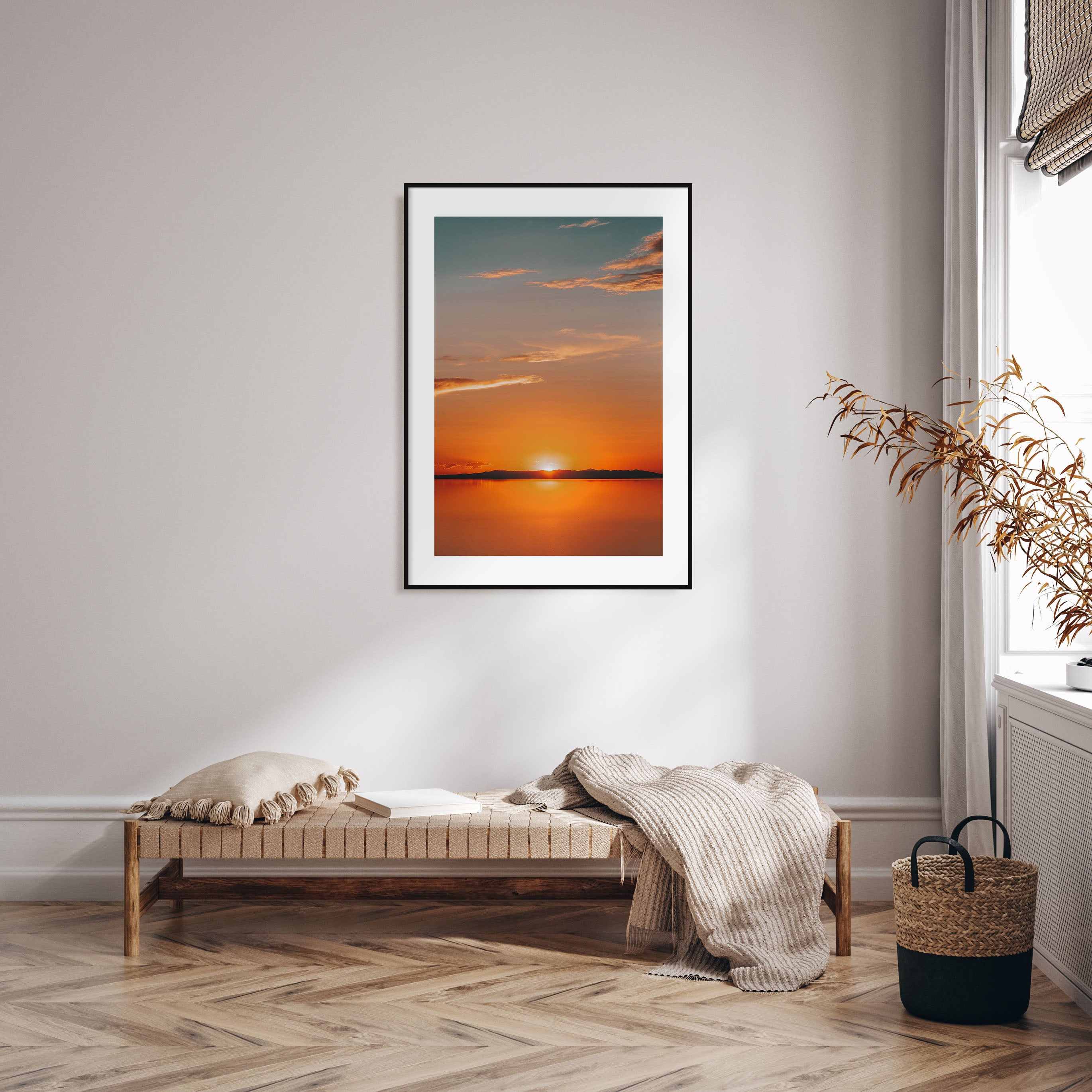 Calm Sunset Photo Color No 3 Poster