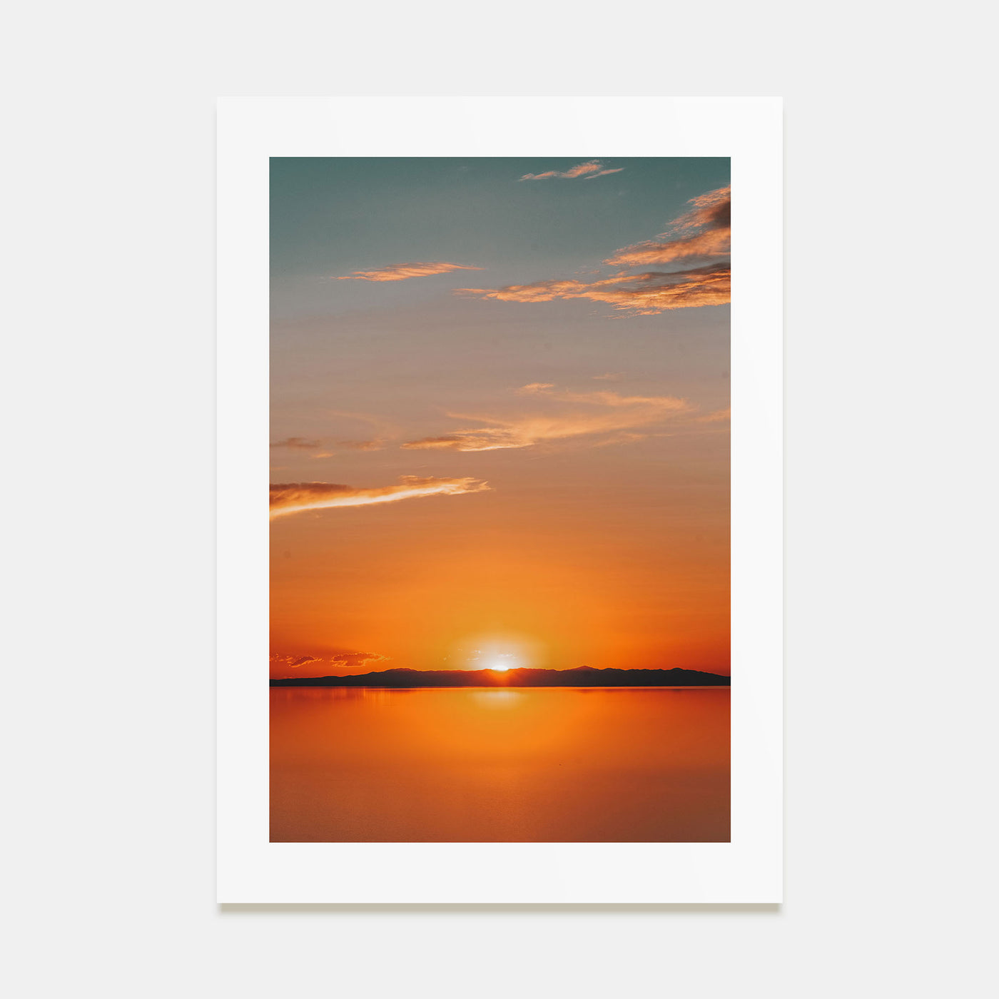 Calm Sunset Photo Color No 3 Poster