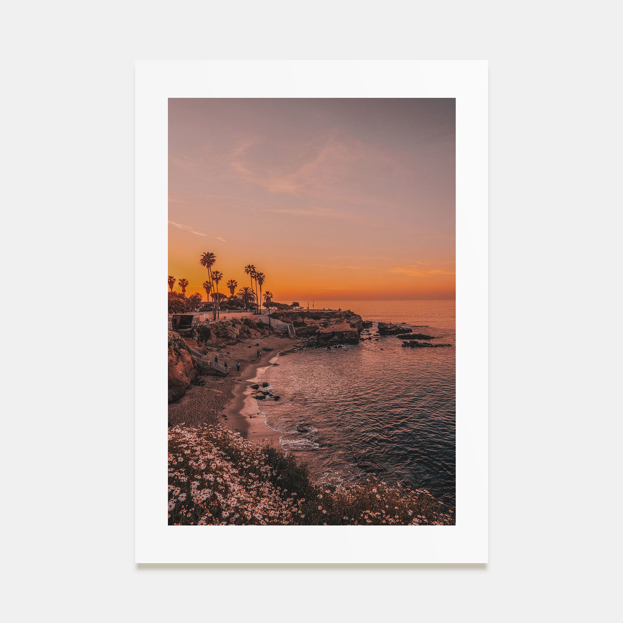 Calm Sunset Photo Color No 4 Poster
