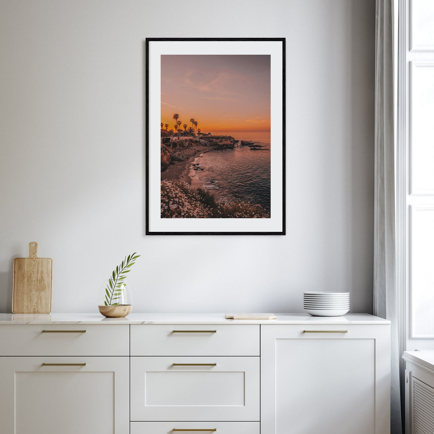 Calm Sunset Photo Color No 4 Poster