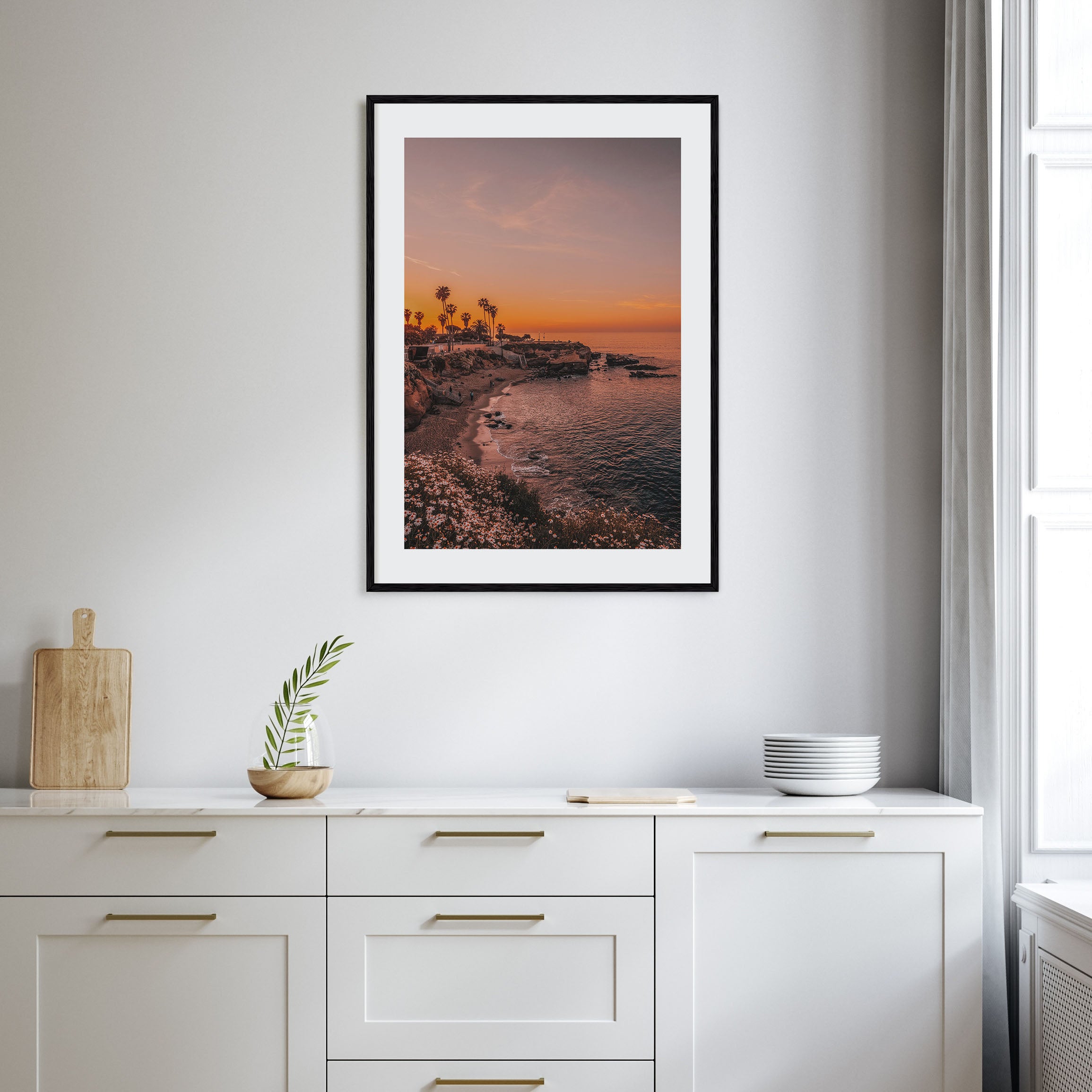 Calm Sunset Photo Color No 4 Poster