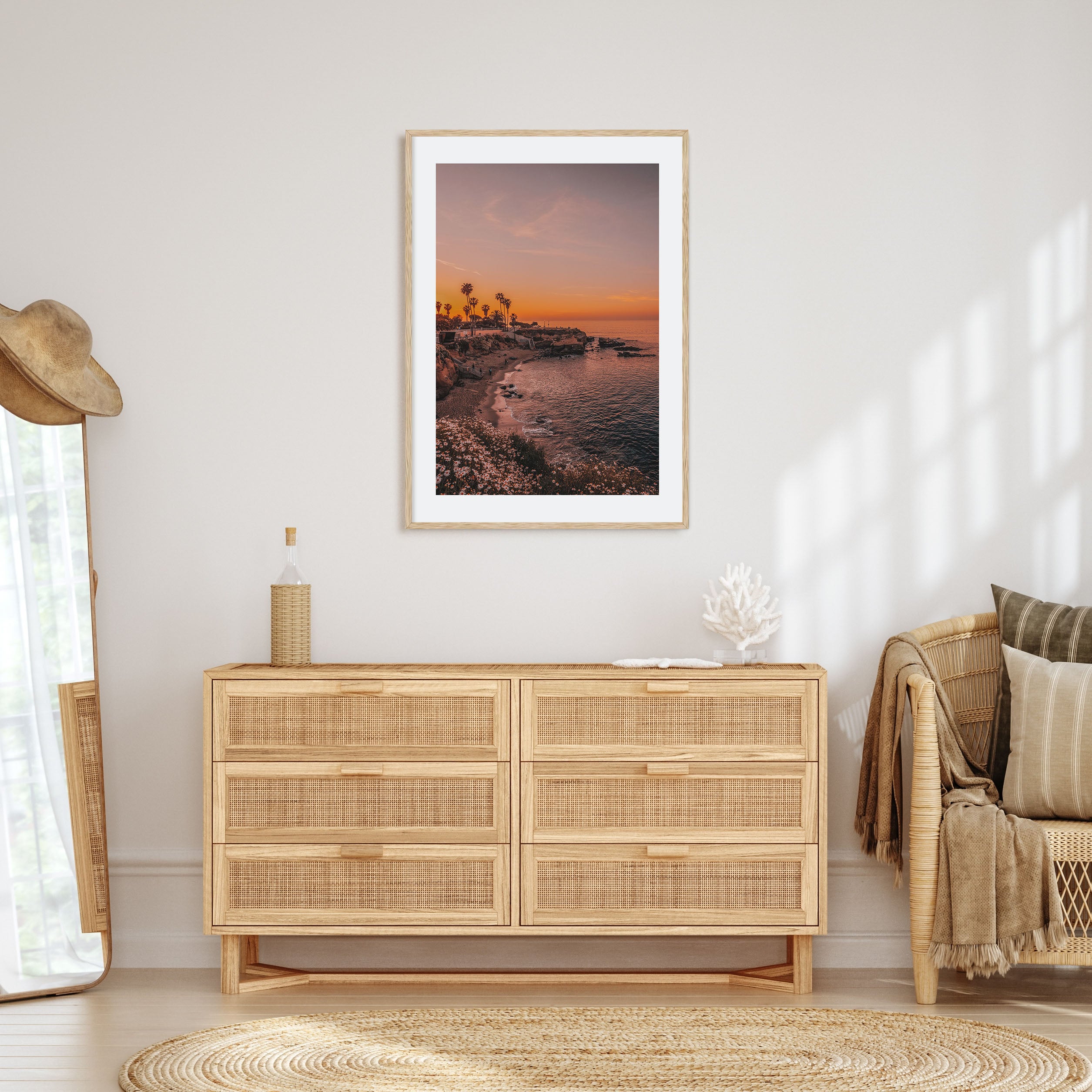 Calm Sunset Photo Color No 4 Poster