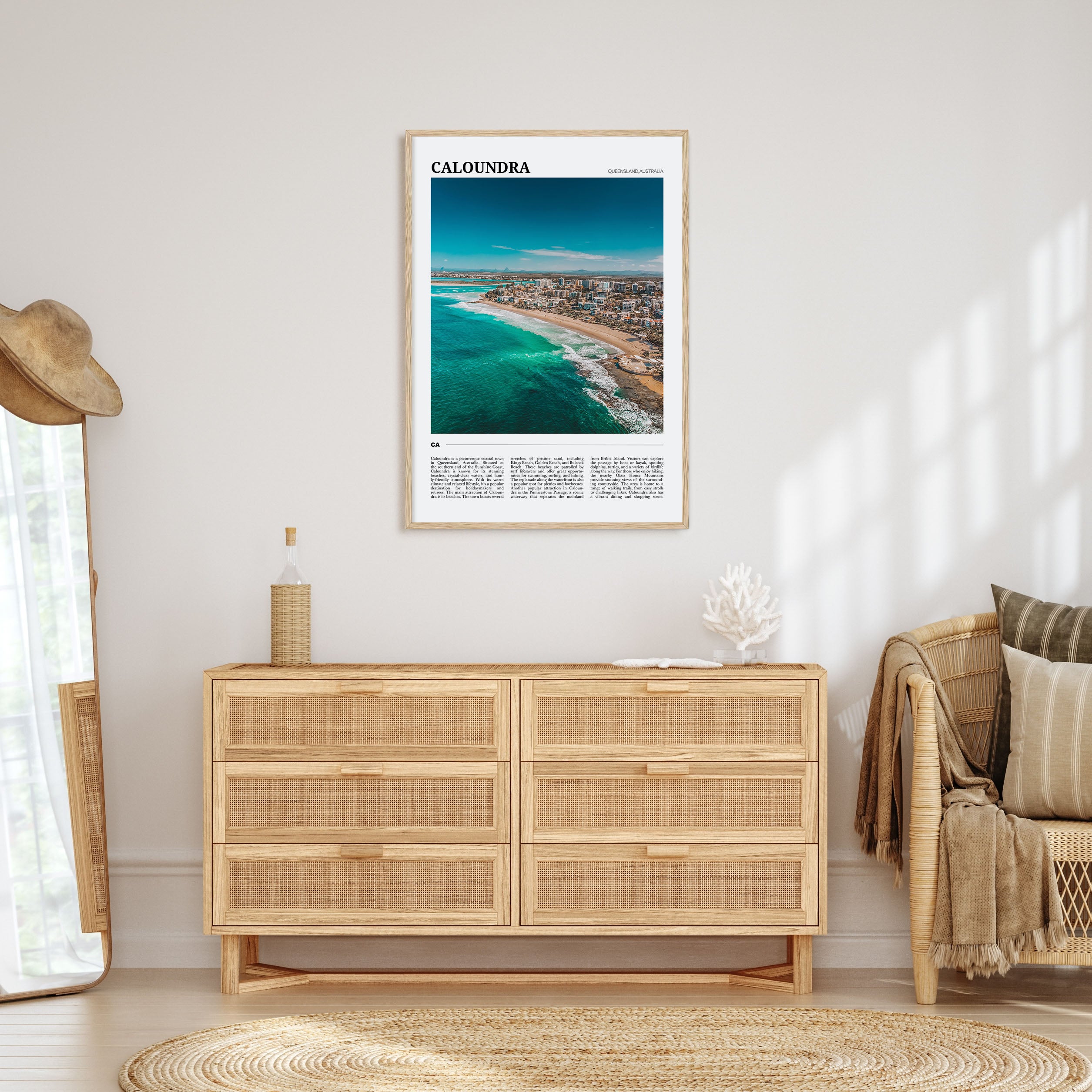 Caloundra Travel Color Poster