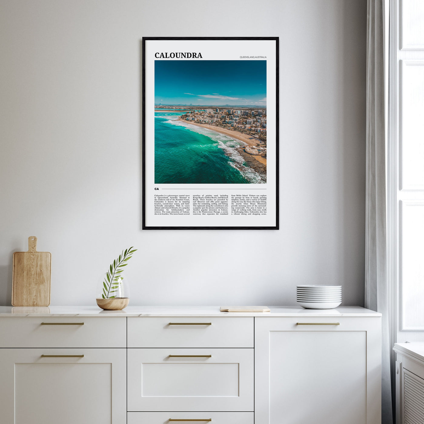 Caloundra Travel Color Poster
