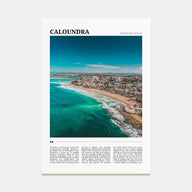 Caloundra Travel Color Poster