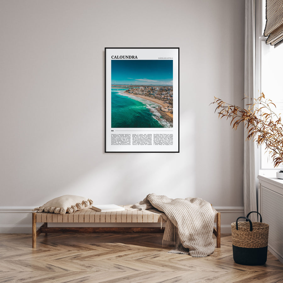 Caloundra Travel Color Poster