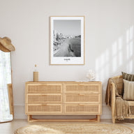 Calpe Portrait B&W Poster