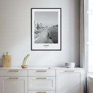 Calpe Portrait B&W Poster