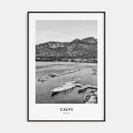 Calvi Portrait B&W Poster