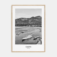 Calvi Portrait B&W Poster