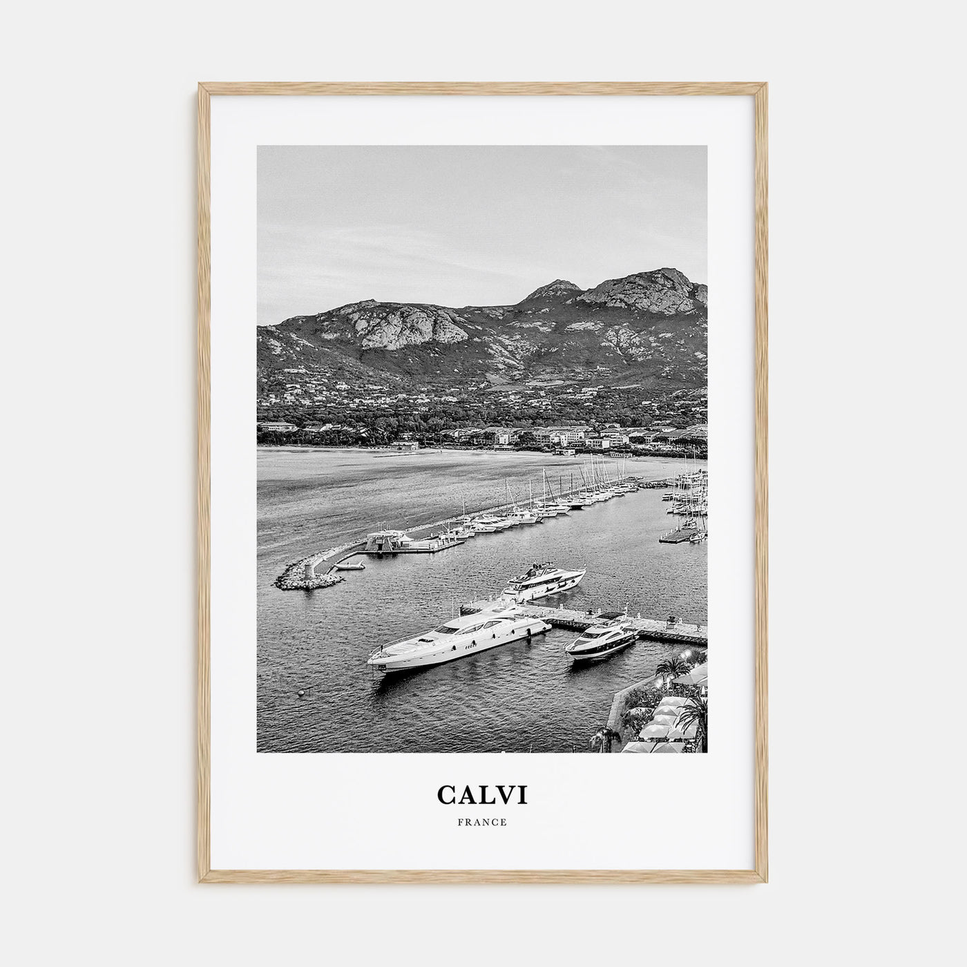 Calvi Portrait B&W Poster