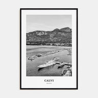 Calvi Portrait B&W Poster