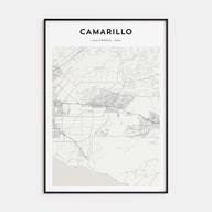 Camarillo Map Portrait Poster