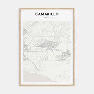 Camarillo Map Portrait Poster