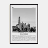 Camarillo Travel B&W Poster