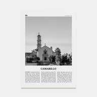 Camarillo Travel B&W Poster