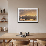Cambodia Landscape Color Poster