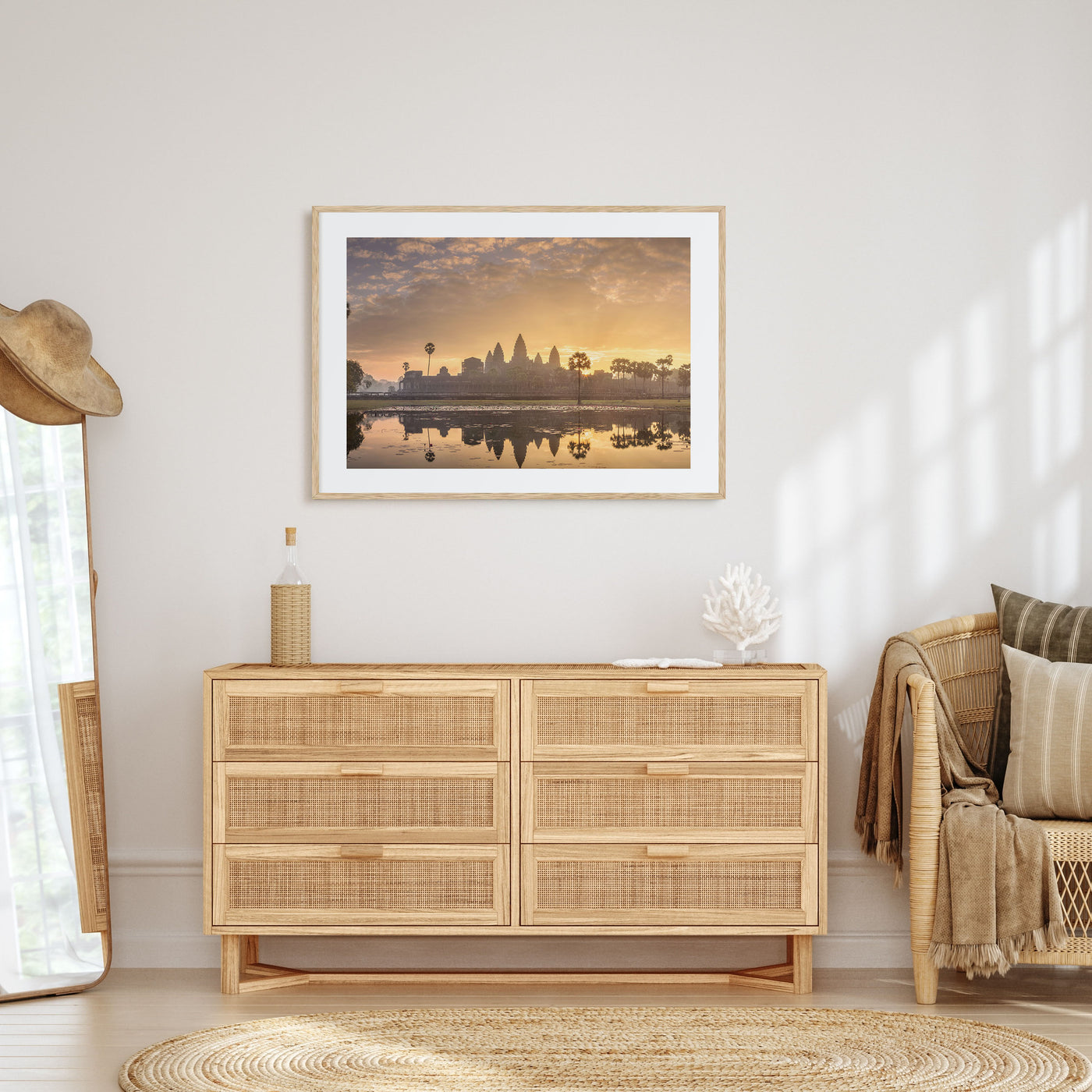 Cambodia Landscape Color Poster