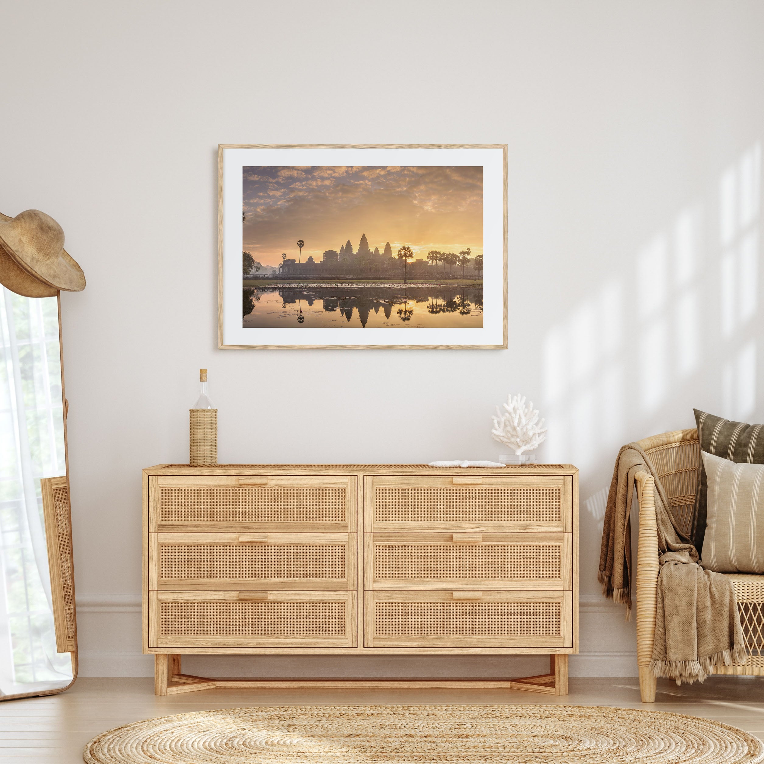 Cambodia Landscape Color Poster