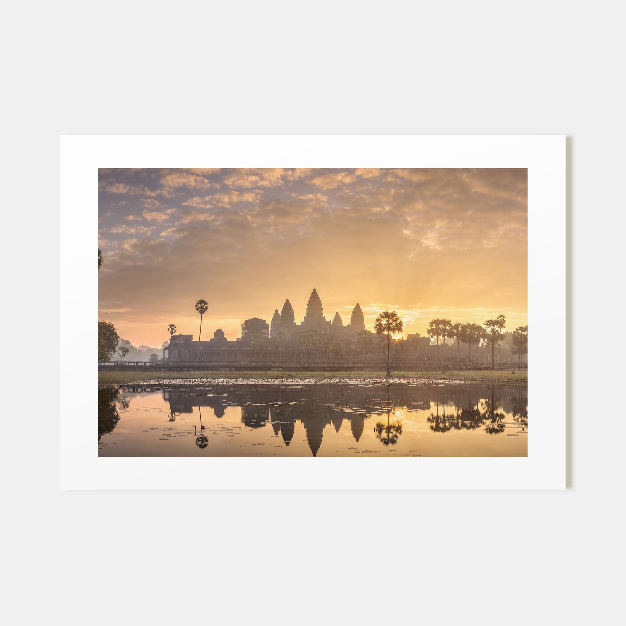 Cambodia Landscape Color Poster