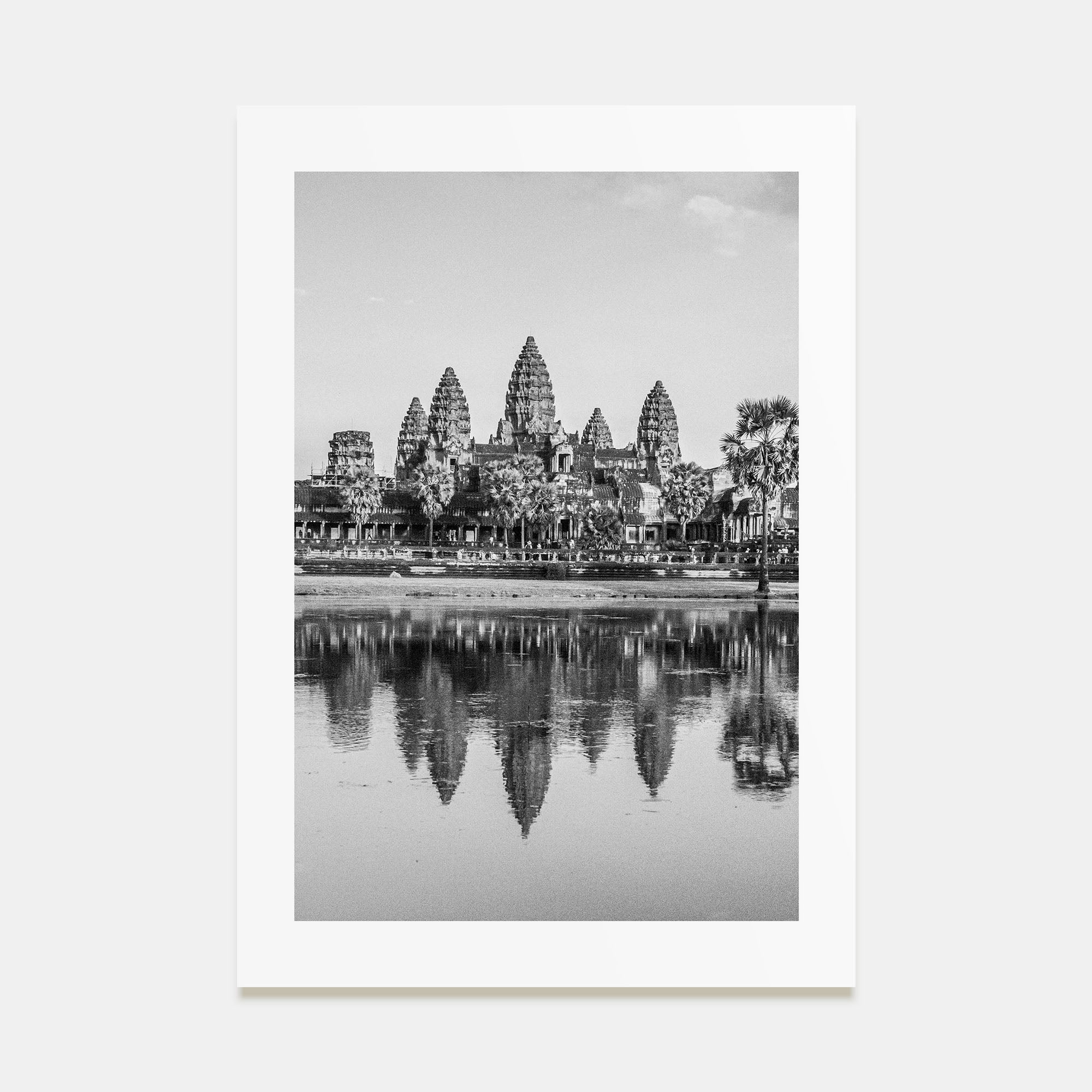 Cambodia Photo B&W Poster
