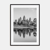 Cambodia Photo B&W Poster
