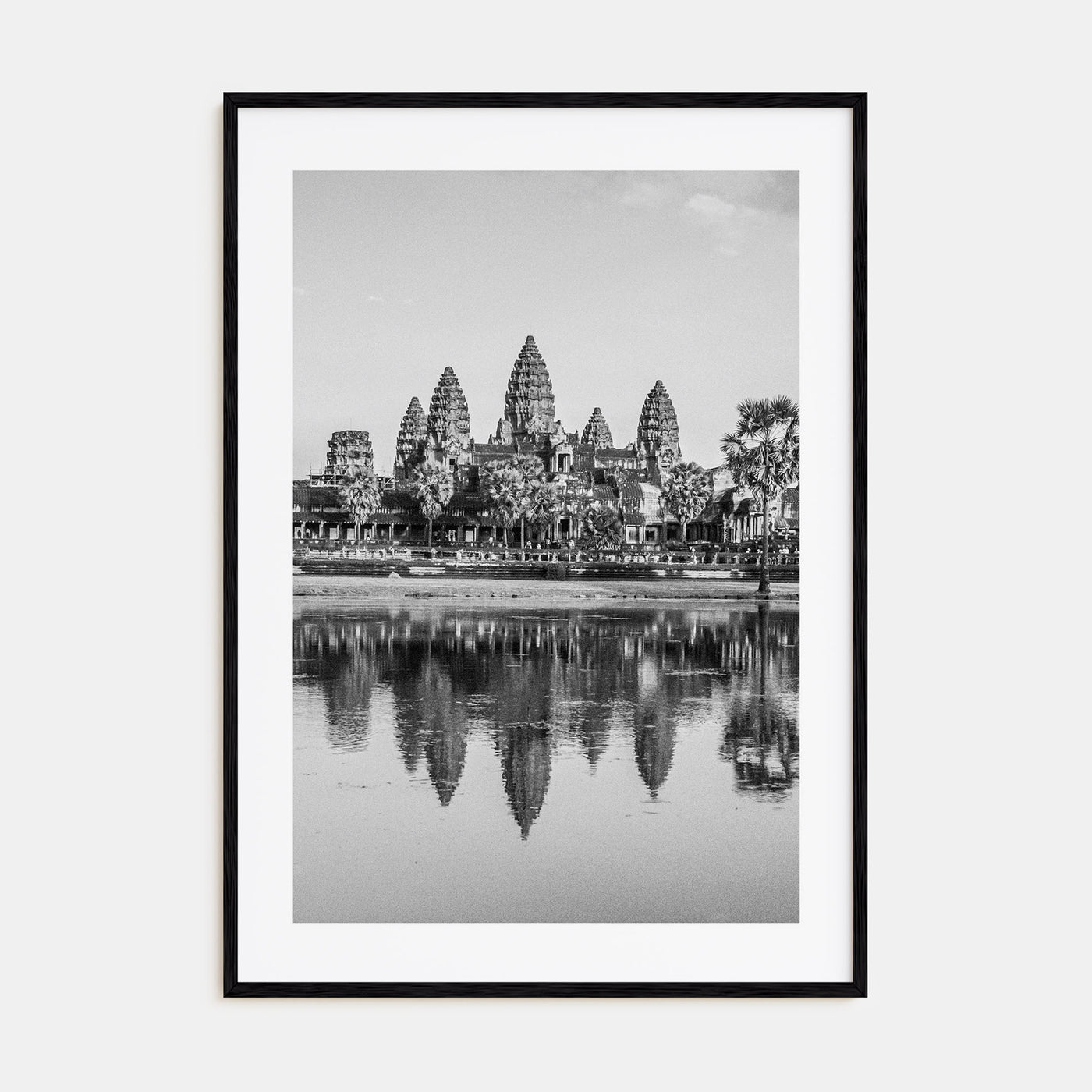 Cambodia Photo B&W Poster