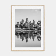 Cambodia Photo B&W Poster