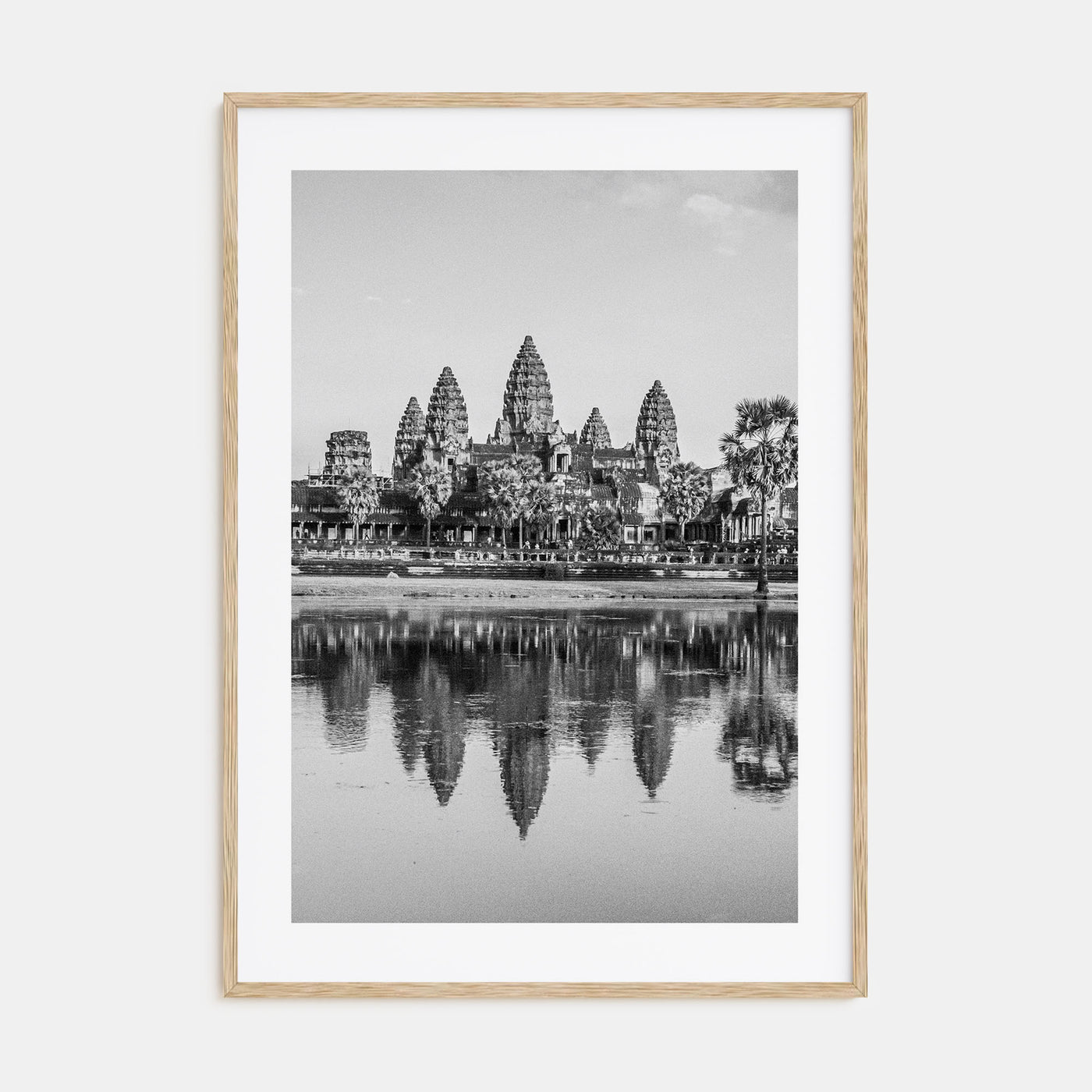 Cambodia Photo B&W Poster