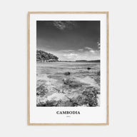 Cambodia Portrait B&W No 1 Poster