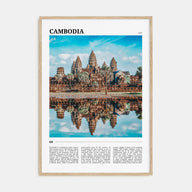 Cambodia Travel Color Poster