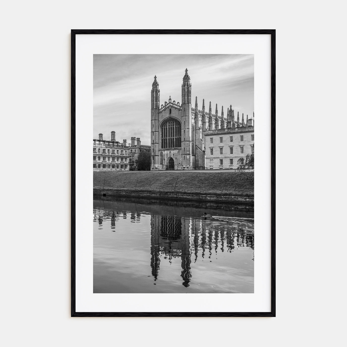 Cambridge, England Photo B&W Poster