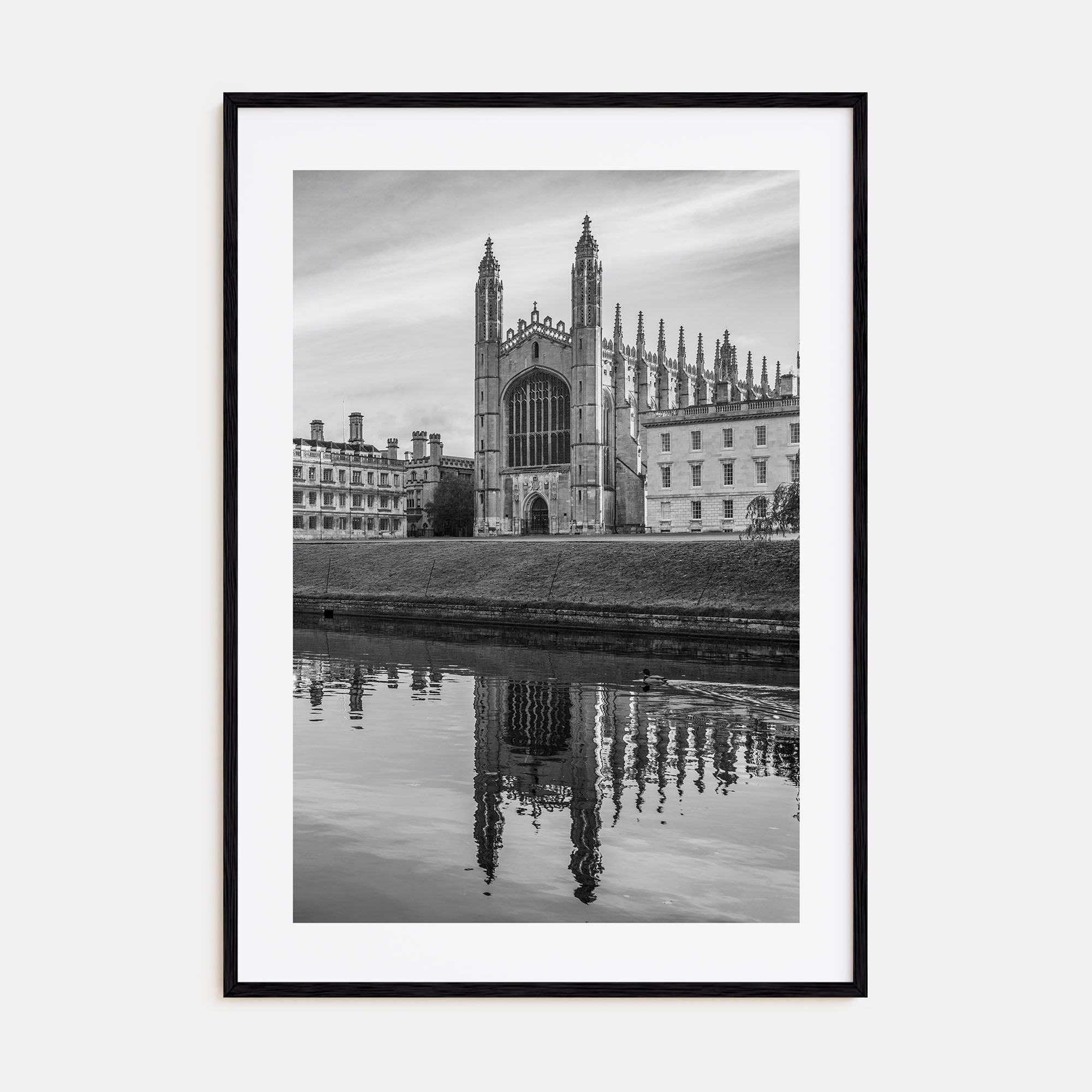 Cambridge, England Photo B&W Poster